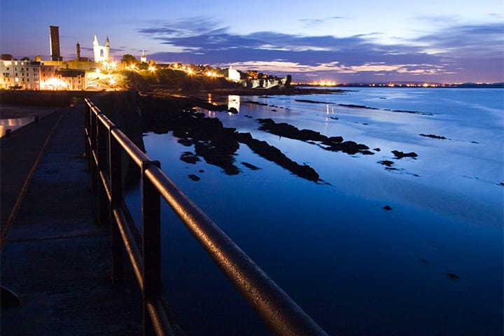 St Andrews pier at night