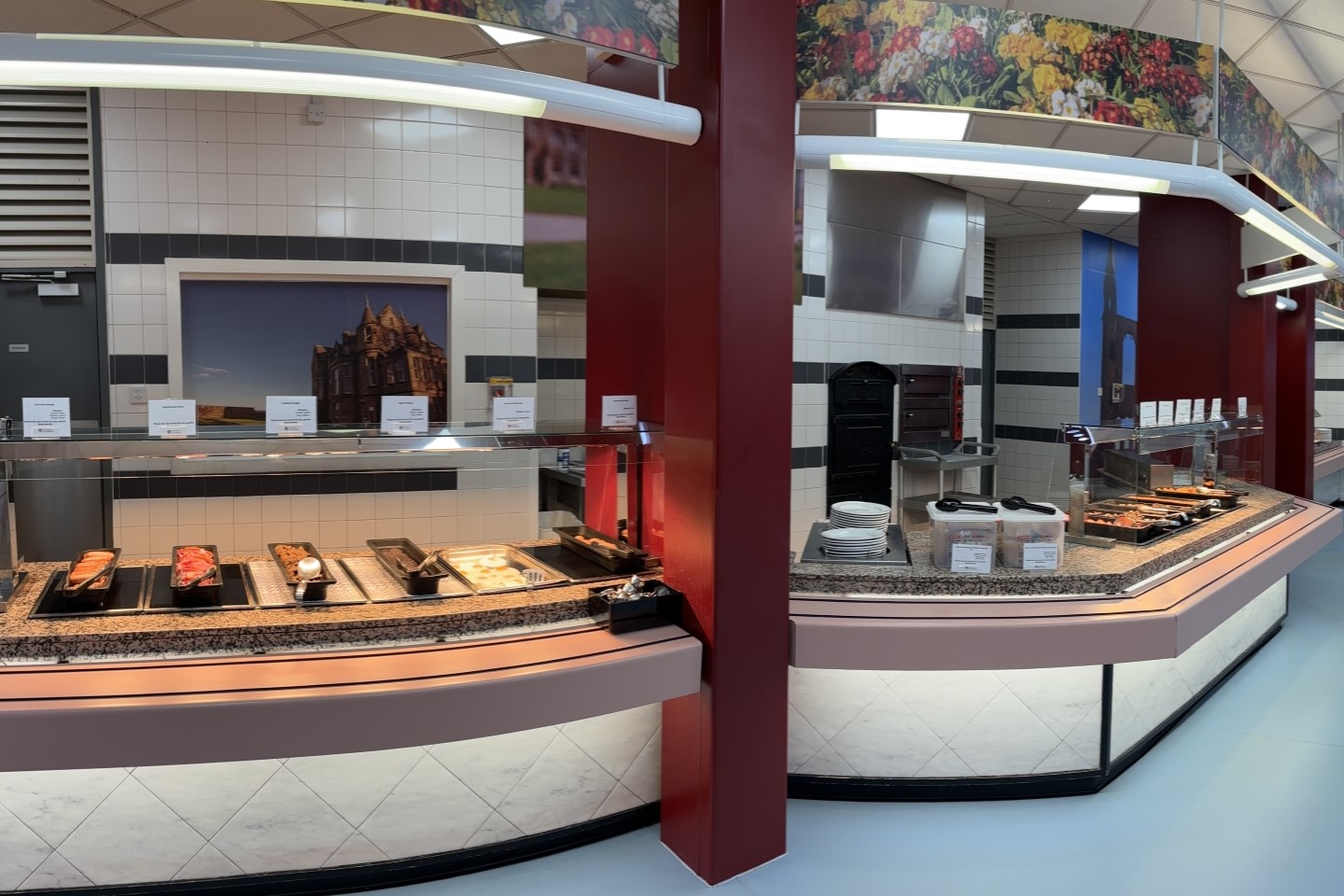 Dining room servery in Agnes Blackadder Hall