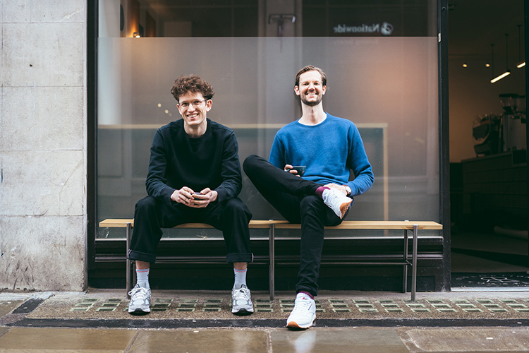 two men on seat