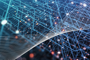 Digital waves graphic