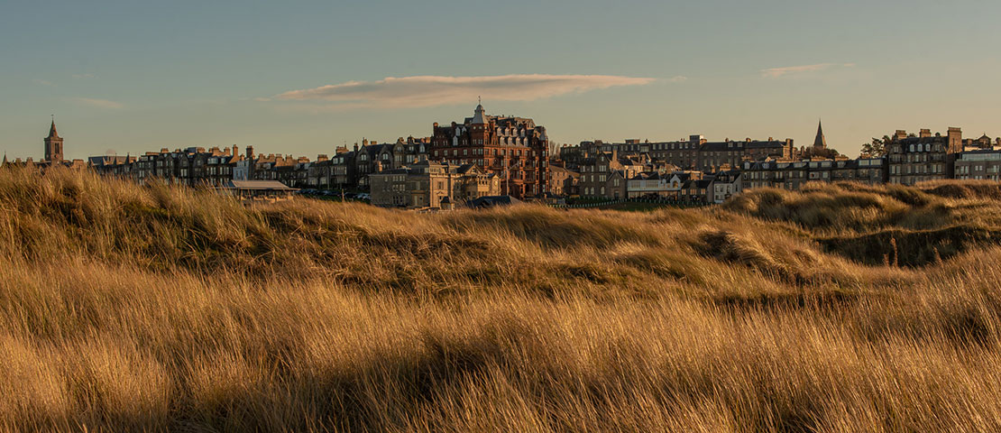 View of St Andrews from west sands