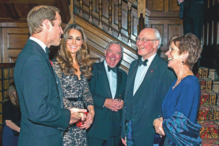 The Duke and Duchess of Cambridge at the 600th Anniversary Campaign dinner