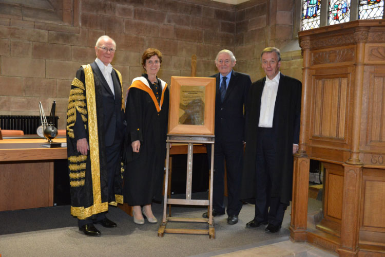 The naming of the Richardson Research Library at Martyrs Kirk in 2016