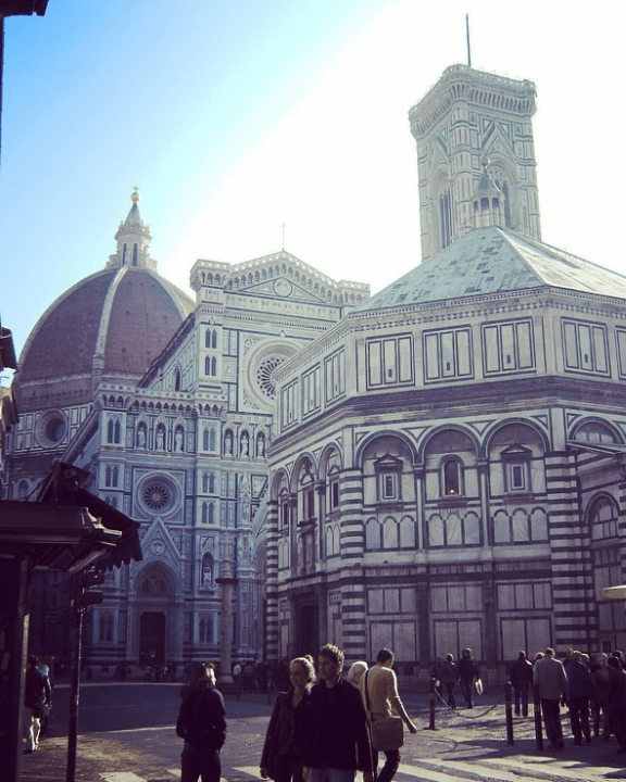 A photo of Florence baptistry