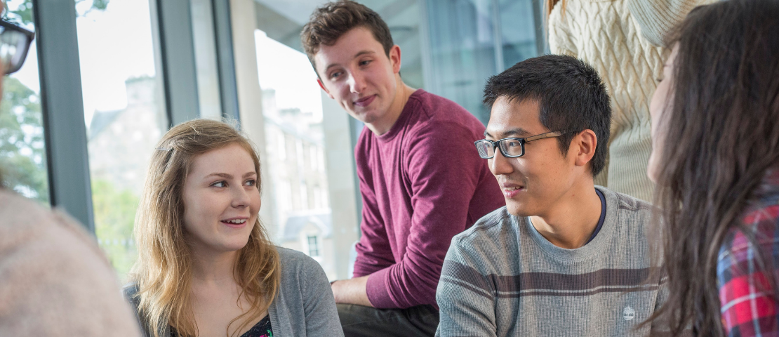 Students sat together