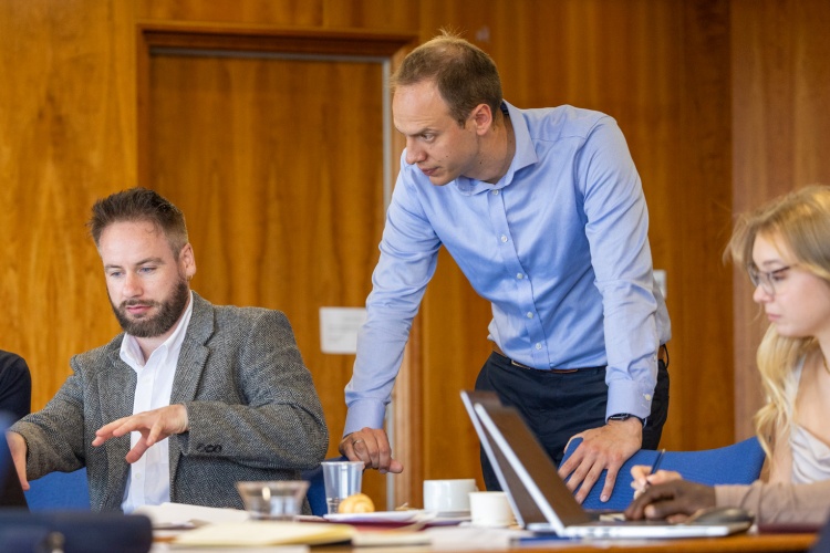 Participants in an Executive Education class.