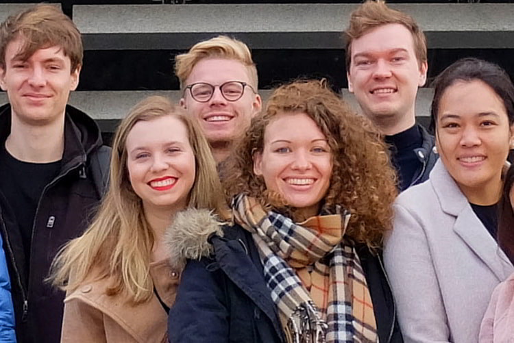 Photo of postrgraduate students