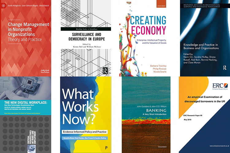 Photo of a collage of economics and business books