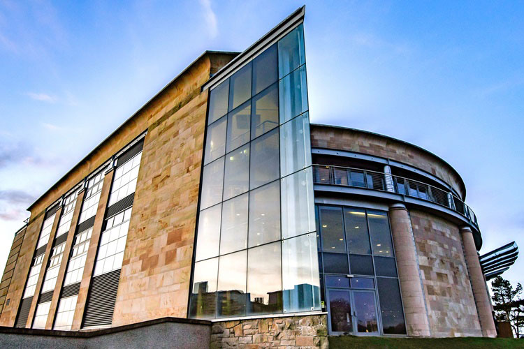 The Business School building.