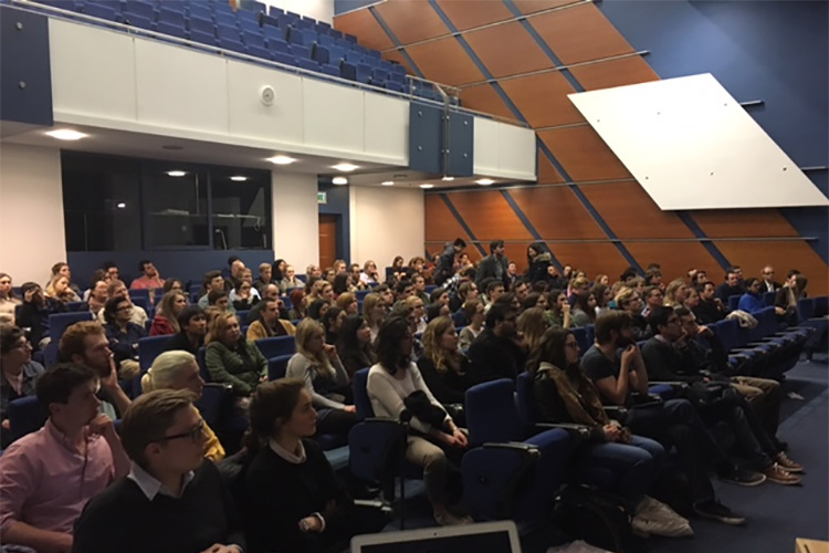 Students at a Philosophy research conference