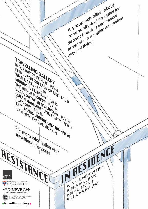 Come along to the 'Resistance in Residence', Travelling Gallery Art exhibition
