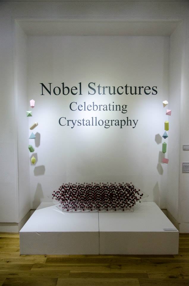 Nobel Structures Exhibit plaque