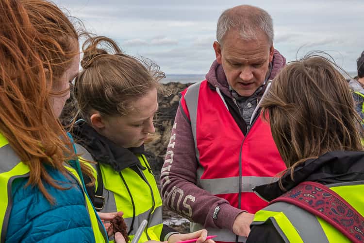 Students on a field trip