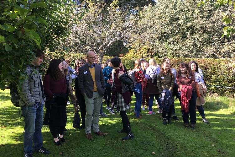 MLitt bee walk - student group shot