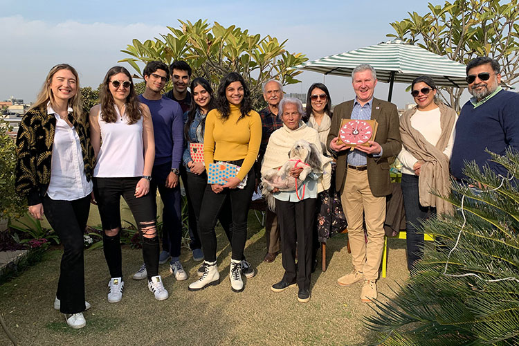 Bill Austin, Sophie Vonholm and Iga Jozefiak