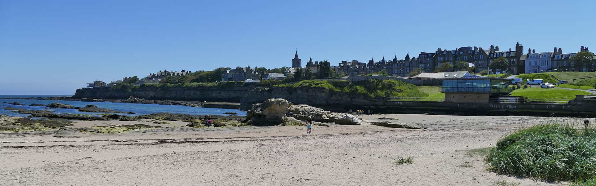 View of St Andrews from the West Sands