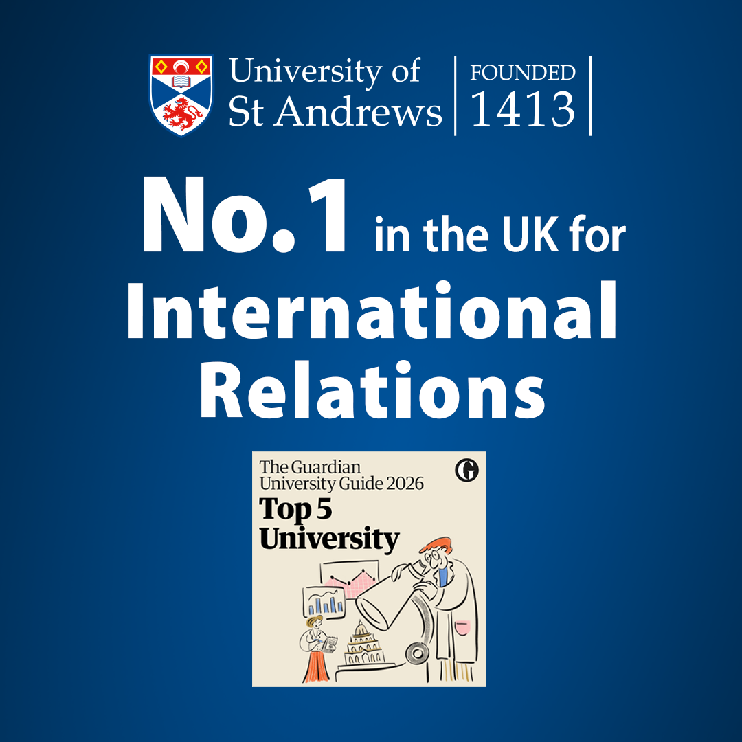 School of International Relations ranked No. 1 in the UK for second year running
