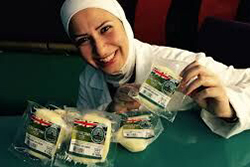 Razan Alsous, founder of Yorkshire Dama Cheese