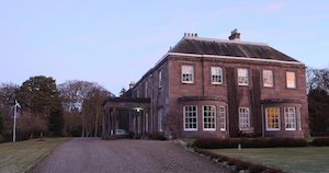 The Burn house beyond Edzell