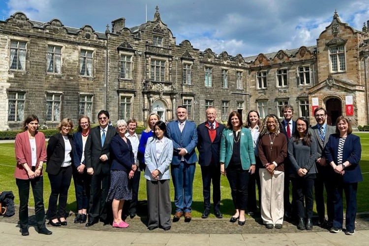 Welcoming EU delegates in St Andrews