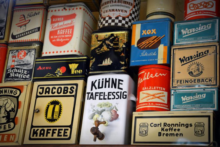 Picture of German Coffee Cans - Image from Pixabay