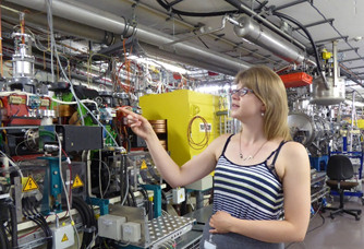 At the accelerator BESSY in Berlin.