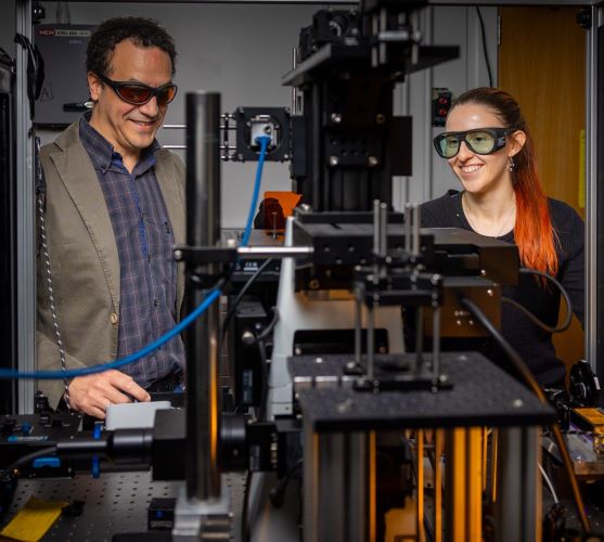 Researchers in the Synthetic Optics Lab.