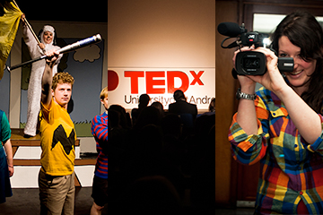 Three different student societies