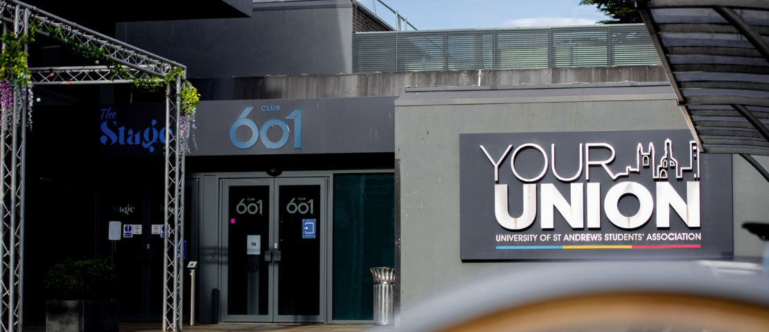 Exterior shot of students union