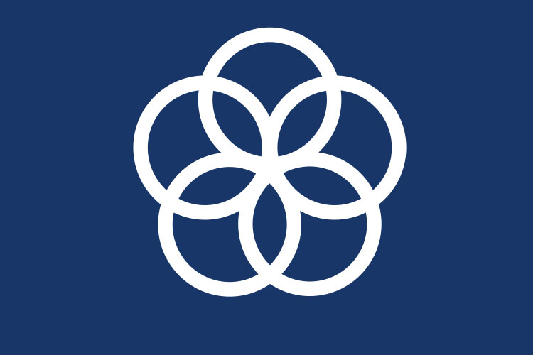 Graphic of five inter connected circles