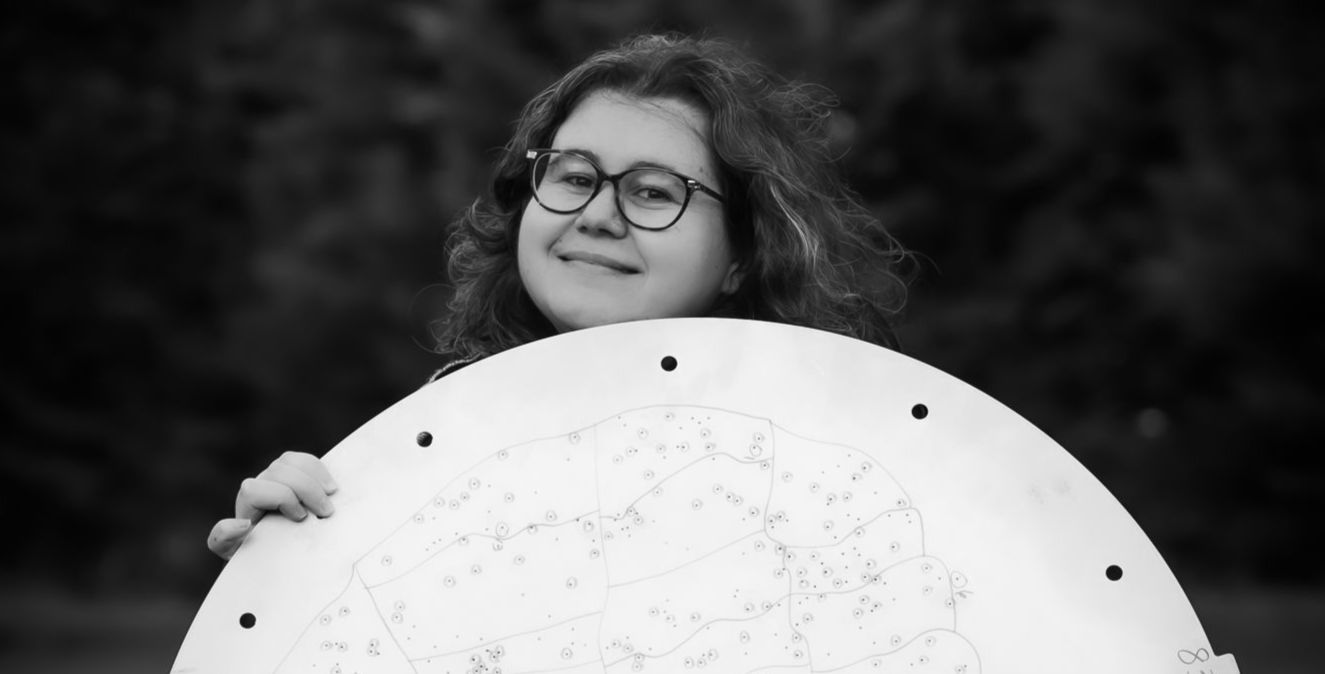 Black and white photograph of Professor Rita Tojeiro