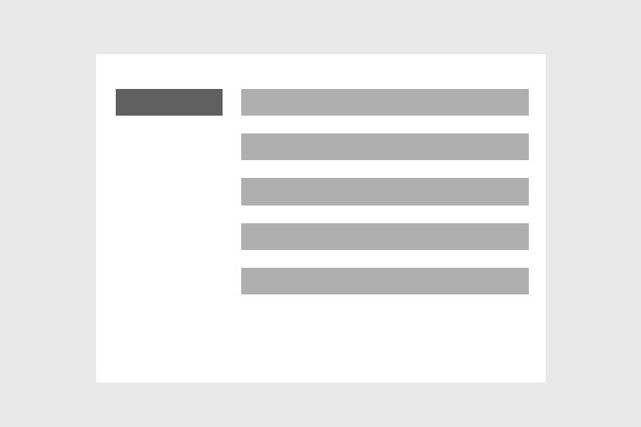 Heading with section