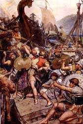 Another painting of the battle